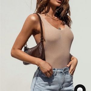 Princess Polly Yolanda Tan Bodysuit